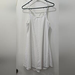 Elegant White Lace Dress